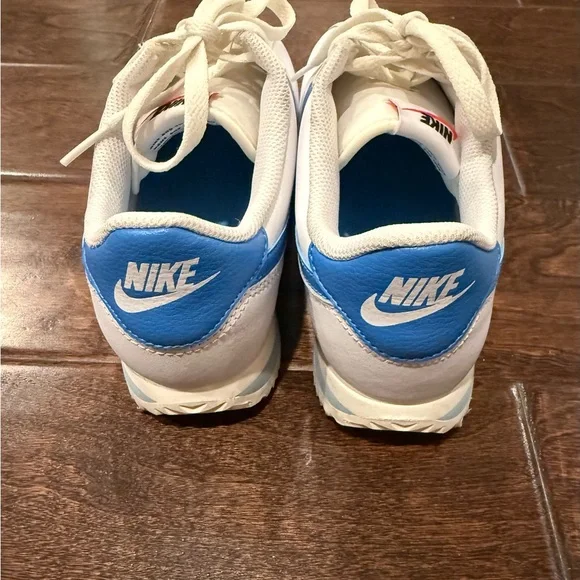 Nike Cortez Blue & White Sneakers - Picture 4 of 7